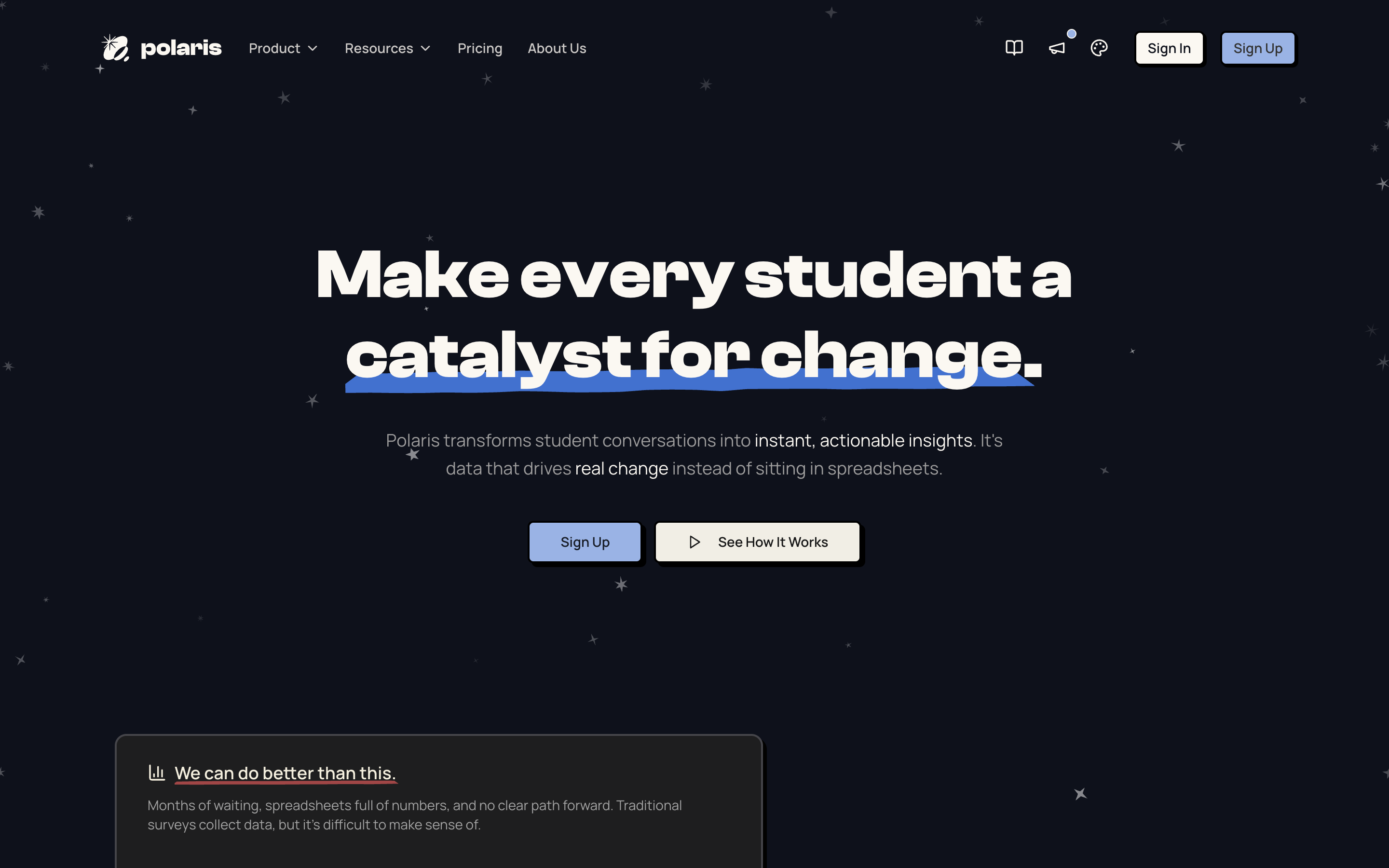 Polaris Education: make every student a catalyst for change