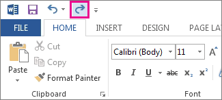 There is a lot of power in the editing and undo/redo functionalities in MS Word.